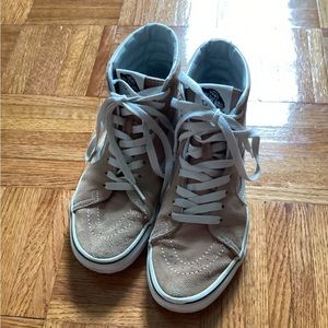 light pink high top vans